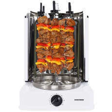 Syntrox ROQ-1400W-W Dönergrill Madrid mit Timer weiß