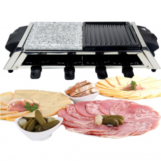 Syntrox RAC-1200W-Genf Raclette für 8 Personen mit Grillplatte