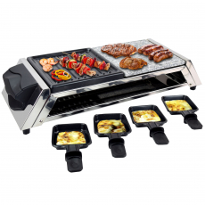 Syntrox RAC-1200W-Genf Raclette für 8 Personen mit Grillplatte