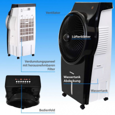 Syntrox AC-95W-B-8L-Blowy-Remote 4 in 1 Luftkühler Luftbefeuchter