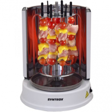 Syntrox RO-1400W-W Dönergrill Kastilien mit drehbaren Spießen