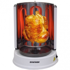 Syntrox RO-1400W-W Dönergrill Kastilien mit drehbaren Spießen