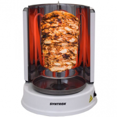 Syntrox RO-1400W-W doner kebab grill castile with rotating skewers