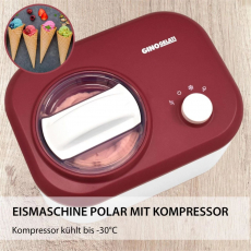 Syntrox IC-100-Polar Eismaschine Polar mit Kompressor