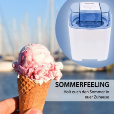 Syntrox GG-30W-A Eismaschine Palma mit Timer Frozen Joghurt