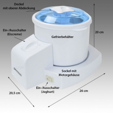 Syntrox GG-70W Eismaschine Vitoria Multifunktion 4 in1