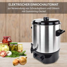 Syntrox GK-2000W-SS-27L-1 Einkochautomat Glühweinkocher 27 Liter Edelstahl