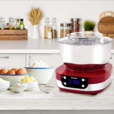 Syntrox KM-800W-RED Küchenmaschine Food Processor Knetmaschine 5 Liter