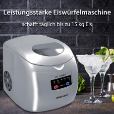 Syntrox IC-150W Eiswürfelmaschine mit LED max. 15 Kg Eiswürfel