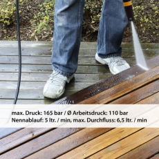 Syntrox HDVC-2500W Grumium pressure washer with industrial vacuum
