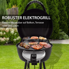 Syntrox STG-2000W Elektrogrill Grillwagen BBQ Grill Balkongrill