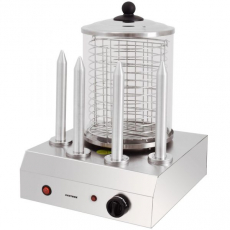Syntrox HDM-4 Hot Dog Maker mit 4 Spießen Würstchenwärmer