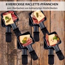 Syntrox RAC 1200W Liestal Design Raclette 4 Wechselplatten