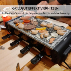 Syntrox RAC 1200W Liestal Design Raclette 4 Wechselplatten