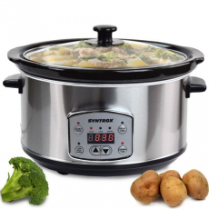 Syntrox SC-350D 3,5 Liter Digitaler Slow Cooker mit Timer