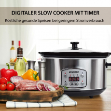 Syntrox SC-350D 3,5 Liter Digitaler Slow Cooker mit Timer