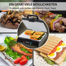 Syntrox KG-2000W Kontaktgrill XXL mit Keramikplatten