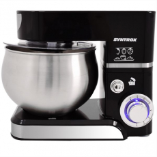 Syntrox KM-5.0L-Basic-Black Küchenmaschine Knetmaschine 5,0 Liter 1000 Watt