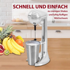 Syntrox MS-65W-Inox Elektrischer Milchshake-Maker