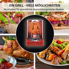 Syntrox ROT-1400W-RED-Avila Doner & Kebab Grill Avila with indicator light