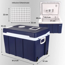 Syntrox GG-55W-50L Cooling Box Dschubba 50 Liter Warmhaltebox 12V 220V