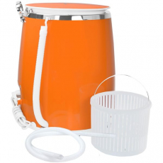 Syntrox WM-380W Orange 3,0 Kg Waschmaschine mit Schleuder