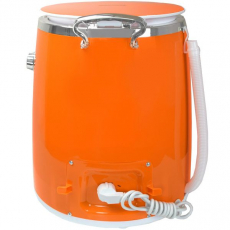 Syntrox WM-380W Orange 3,0 Kg Waschmaschine mit Schleuder