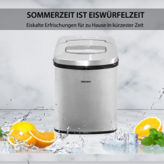 Syntrox GG-280W_Inox-1 Eiswürfelmaschine Tremad Eiswürfelbereiter