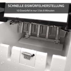 Syntrox GG-280W_Inox-1 Eiswürfelmaschine Tremad Eiswürfelbereiter