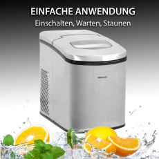 Syntrox GG-280W_Inox-1 Eiswürfelmaschine Tremad Eiswürfelbereiter