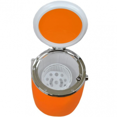 Syntrox WM-380W Orange 3,0 Kg Waschmaschine mit Schleuder