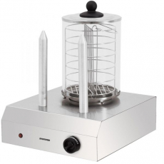 Syntrox HDM-2 Hot Dog Maker mit 2 Spießen Würstchenwärmer