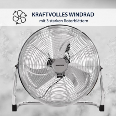 Syntrox SV-100W Hochgeschwindigkeits-Ventilator Ralf Chrome