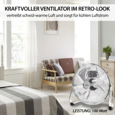 Syntrox SV-100W Hochgeschwindigkeits-Ventilator Ralf Chrome