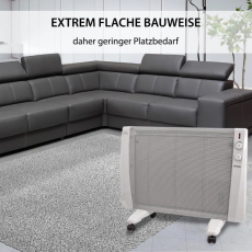 Syntrox WW-2400W Wärmewelle Dubhe Heizgerät 2400W Infrarot Stand & Wandgerät weiß