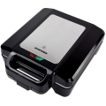 Syntrox SM-1600W-XLC sandwich maker with ceramic plates thermostat and stainless steel decor