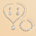 Heyang CJLX197838901AZ Fashion Jewelry Necklace Stud Bracelet White