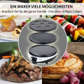 Syntrox CM-1000W-Luzern 3 in 1 Crepemaker Pancakemaker Grill Luzern