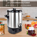 Syntrox GK-2000W-W-27L-1 automatic preserving mulled wine cooker 27 liters