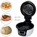 Syntrox AF-1400W-25 black turbo hot-air fryer