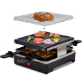 Syntrox RAC-600W Brienz Edelstahl Design Raclette mit Grillplatte