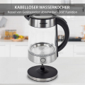 Syntrox WK-2000W-1.7G_Rio  1,7 Liter Edelstahl Glas Wasserkocher