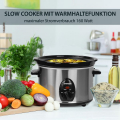 Syntrox SC-250M Deli 2,5 L Edelstahl Slow Cooker