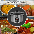 Syntrox SC-250M Deli 2,5 L Edelstahl Slow Cooker