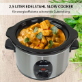 Syntrox SC-250M Deli 2,5 L Edelstahl Slow Cooker