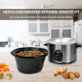 Syntrox SC-250M Deli 2,5 L Edelstahl Slow Cooker