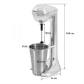 Syntrox MS-65W-Inox Electric milkshake maker