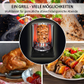 Syntrox ROT-A-1400W-Bl-Tubsol doner & kebab grill with accessories black