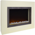 Syntrox WKF-2000W Adana wall-mounted fireplace with heating and flame effect