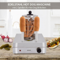 Syntrox HDM-2 Hot Dog Maker mit 2 Spießen Würstchenwärmer